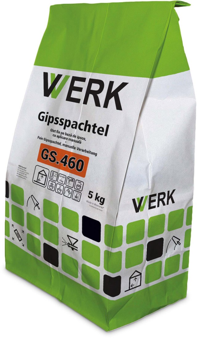 Glet de finisare pe bază de ipsos, interior, 5kg